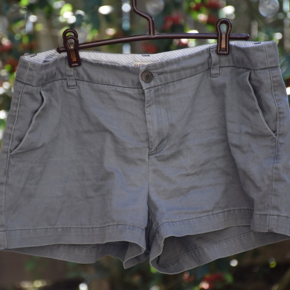 Merona Gray Chino Shorts - Picture 1 of 3